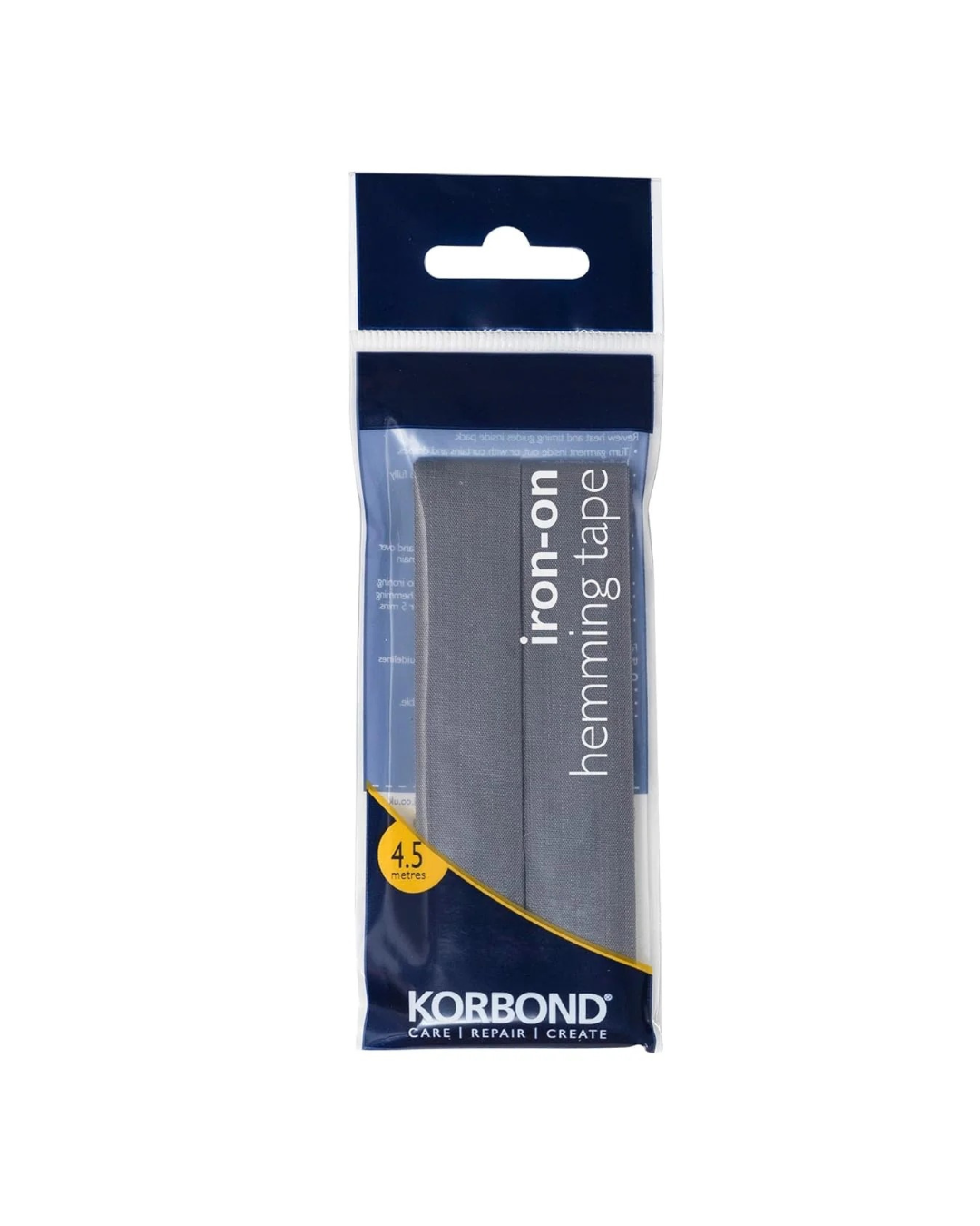 Korbond Hemming Tape Grey 4.5M