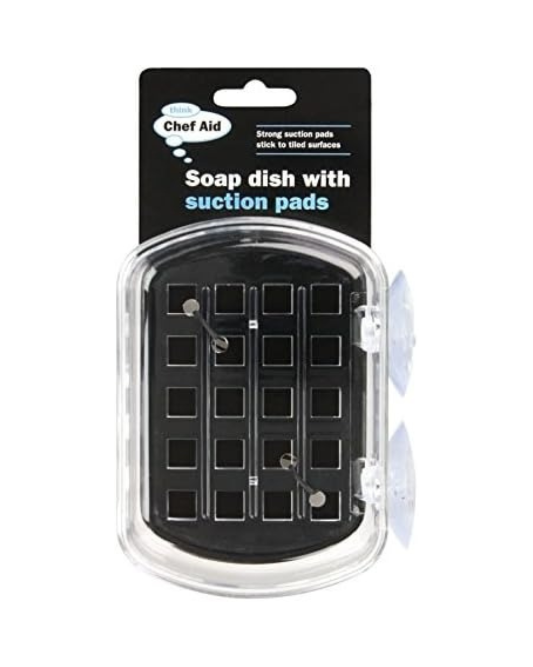 Chef Aid Soap Dish With Suction Dish
