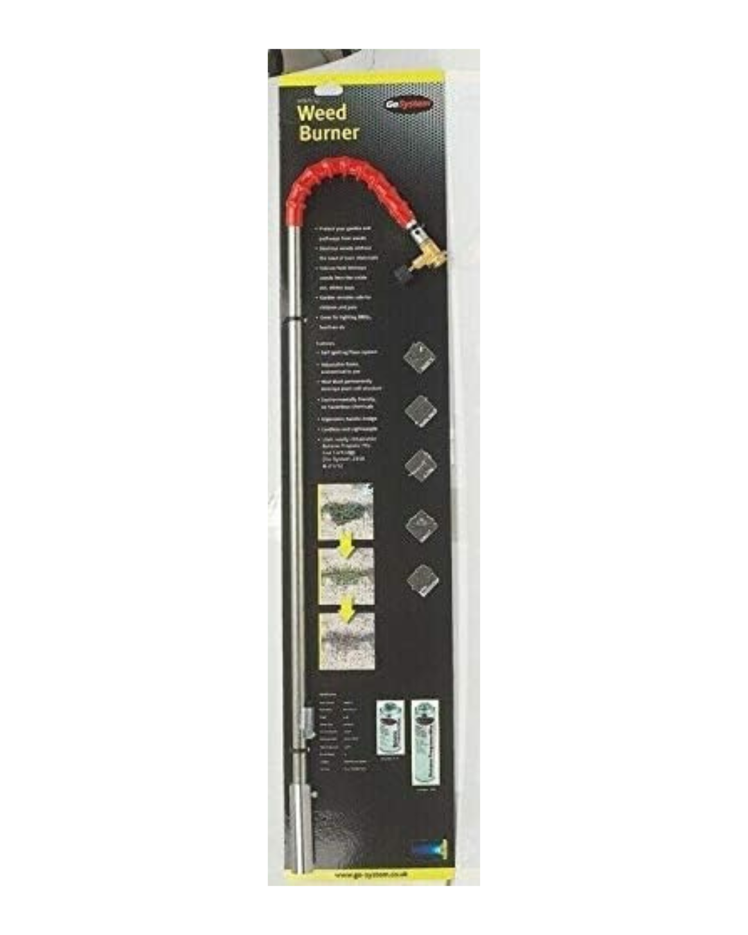 GoSystem Gardening Weed Burner With Free 227g Gas Cannister