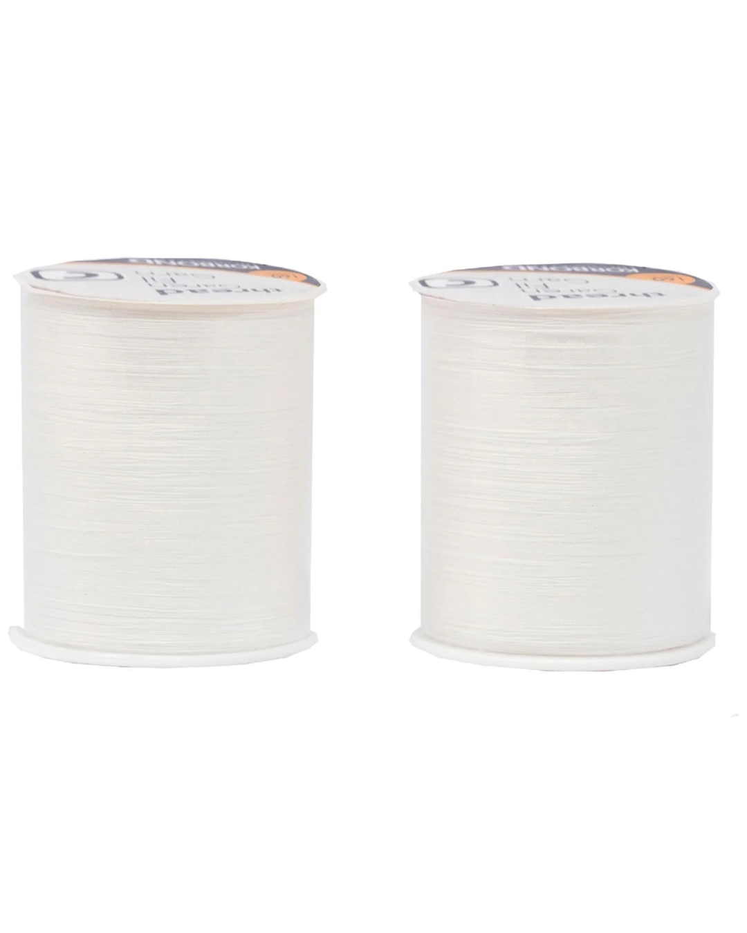Korbond 320m Sewing Thread – 2 x 160m Spools -White Polyester – Hand and Machine Sewing