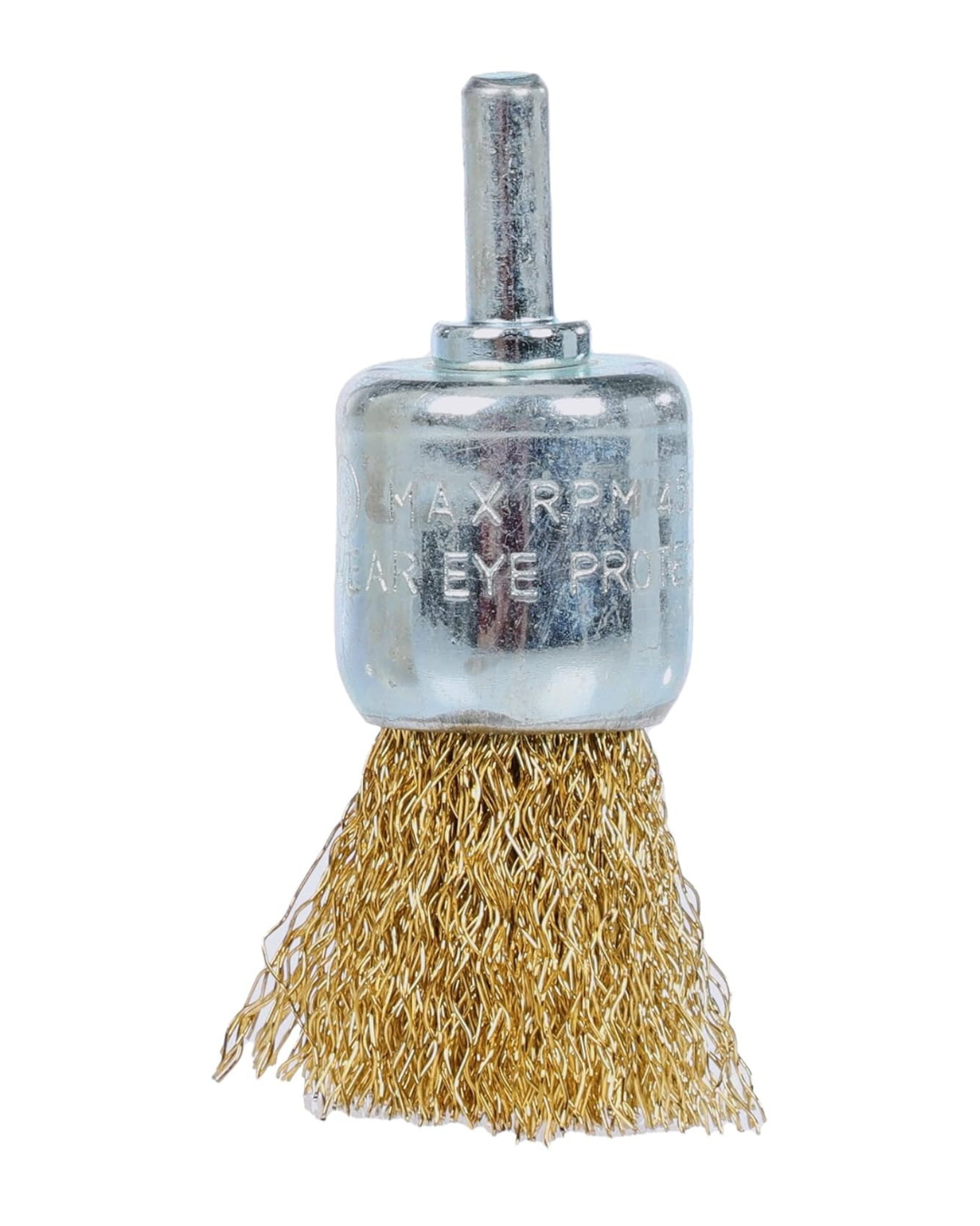 Abracs ABWBEND24 Spindle Mounted End Brush - 24mm - 0.3 Wire Gauge and maximum RPM of 4,500