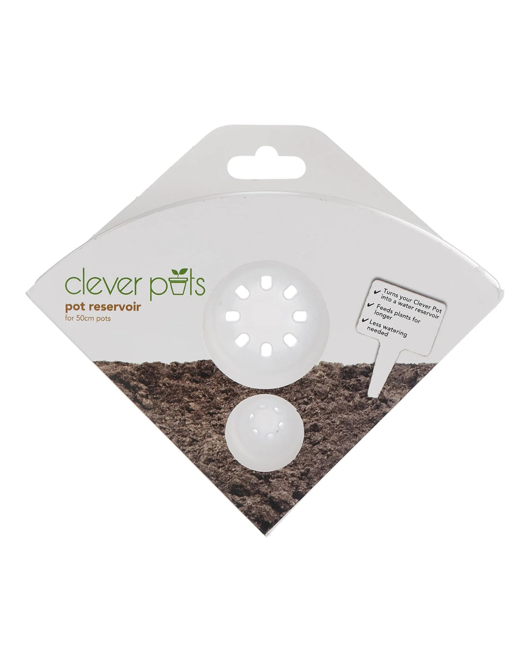 Clever Pots 50cm Reservoir, Reduces Water Waste, Fits 50cm Round Plant Pot, 487699