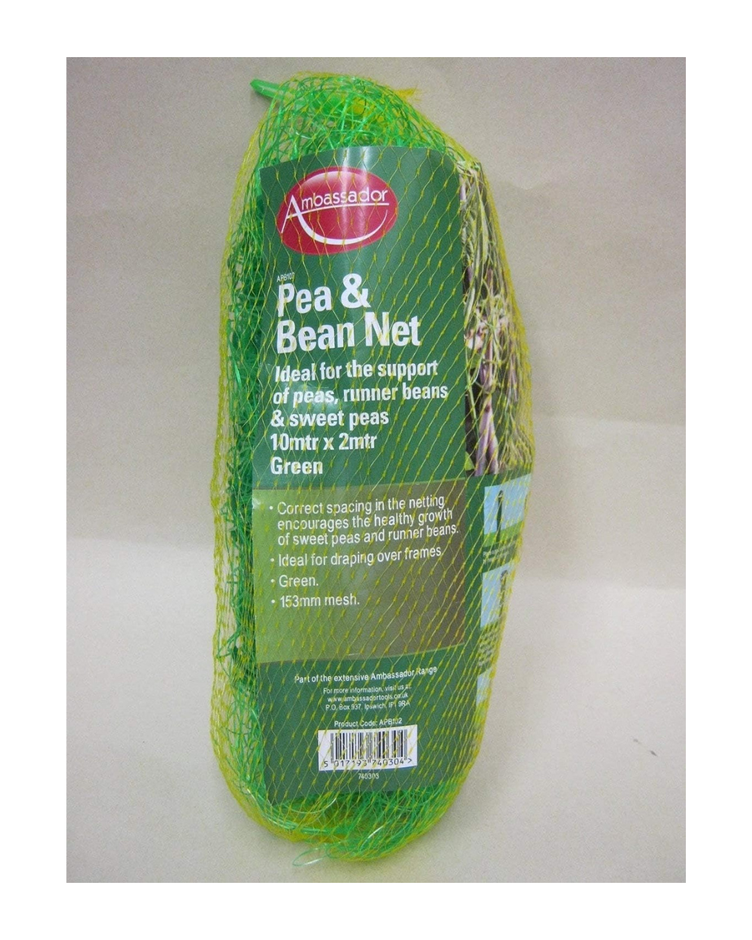 New Ambassador Pea And Bean Net 10M X 2M APB102