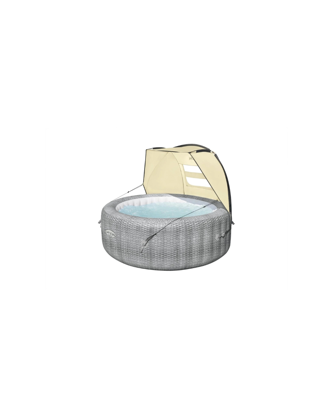 Lay-Z Spa 60304 Canopy Cover for Weather and Sun Shelter, Hot Tub Accessories, Fits Most Lay-Z-Spa Models, Multicolor, 109.0 cm*183.0 cm*94.0 cm