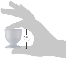Chef Aid White Plastic Egg Cups, Set of 4