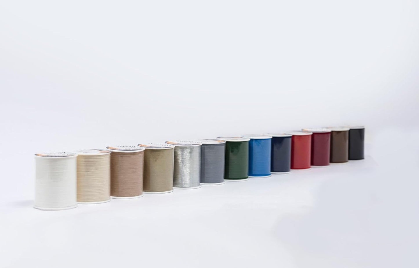 Korbond 320m Sewing Thread – 2 x 160m Spools -White Polyester – Hand and Machine Sewing