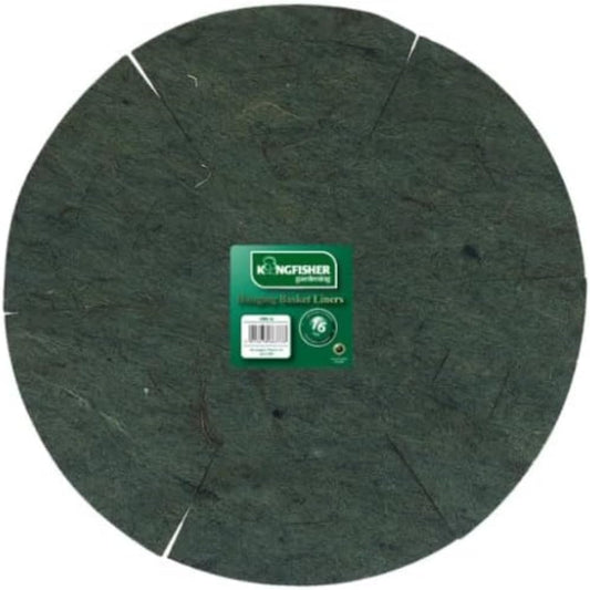 Kingfisher HBL16 16-Inch Jute Hanging Basket Liner - Green