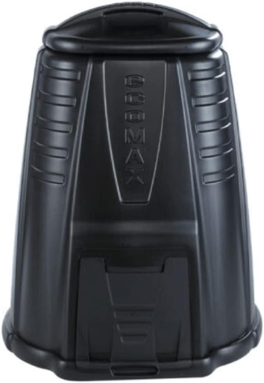 Outdoor Garden Compost Bin 220L, Strata GN332 Cylindrical Composter with Hatch Door