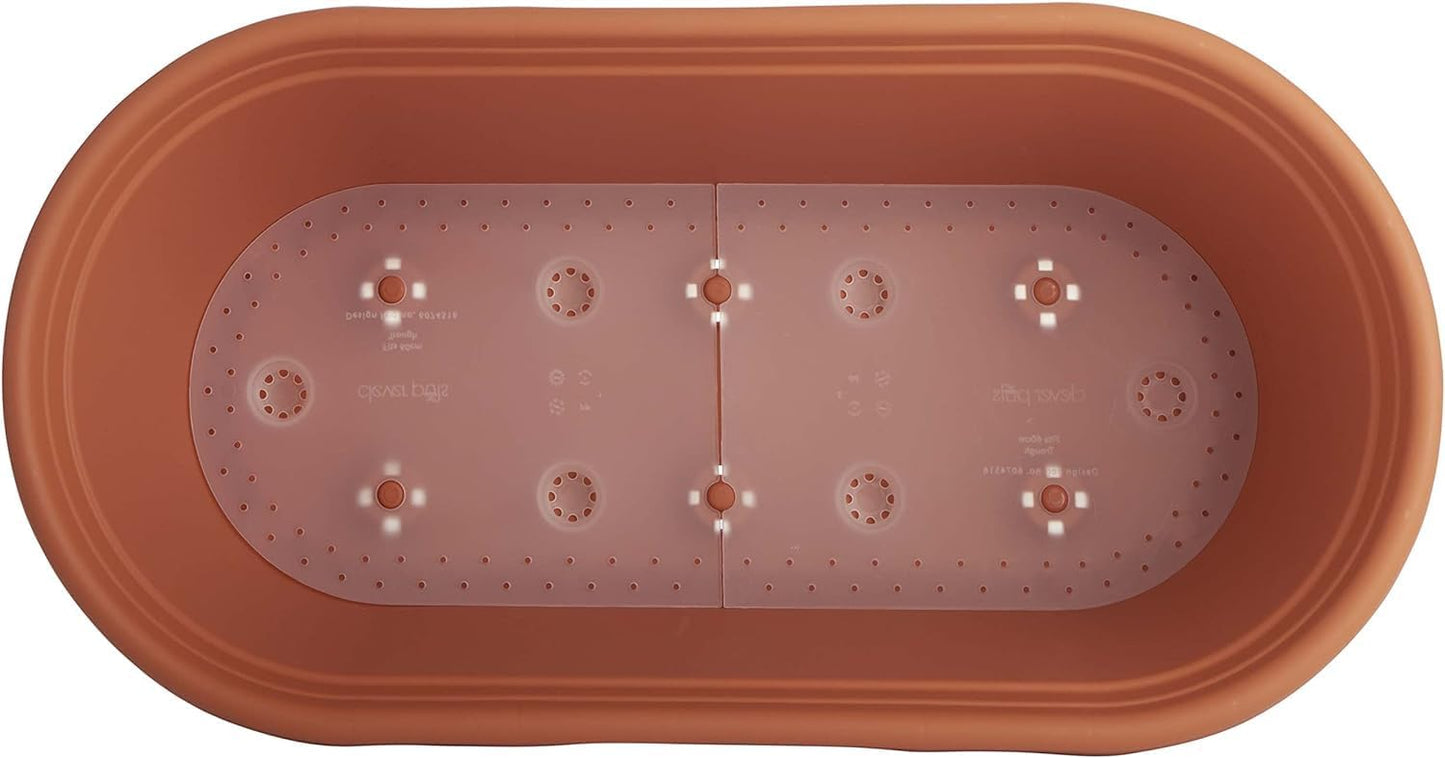 Clever Pots 50cm Reservoir, Reduces Water Waste, Fits 50cm Round Trough, Trough Reservoir (487700)