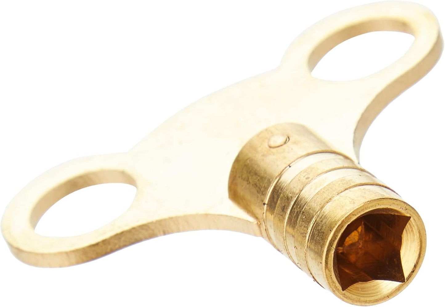 Merriway BH02832 Easigrip Clock Type Radiator Key Solid Brass - Pack of 2 Pieces
