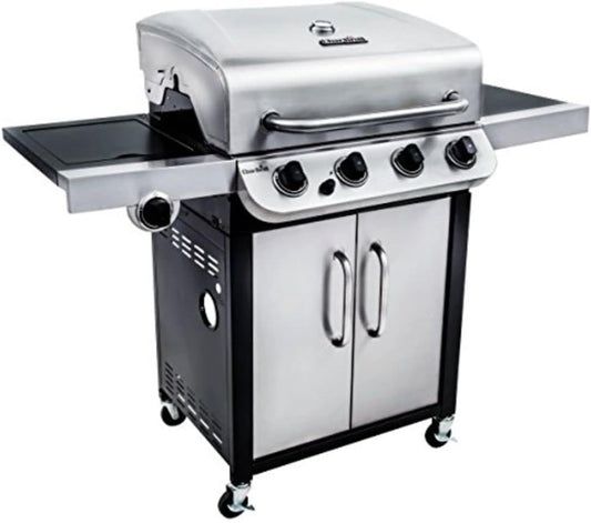 Char-Broil Gas BBQ Convective 440 S - 4-burner Barbecue with Cast iron Grates, Stainless Steel Burners - Ideal for Outdoor Cooking, Garden, Balcony and Patio