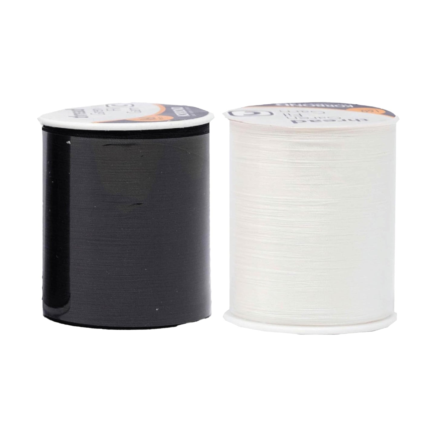Korbond 320m Sewing Thread – 2 x 160m Spools -White Polyester – Hand and Machine Sewing
