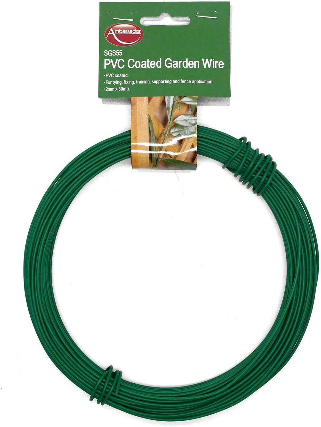 Ambassador Products JDS Hardware SupaGarden PVC Coated Wire 3. 5mm x 20m