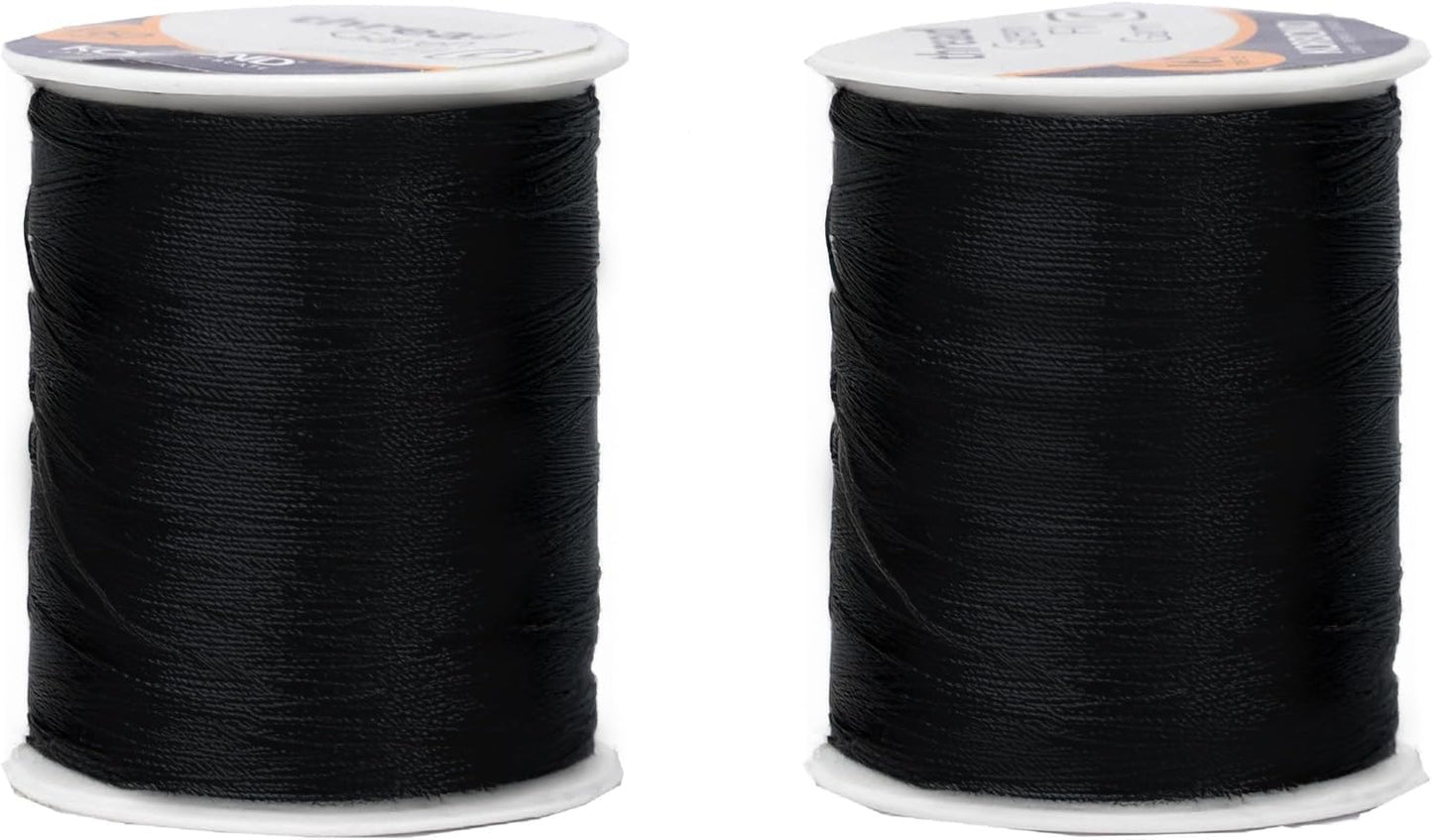 Korbond 320m Sewing Thread – 2 x 160m Spools -White Polyester – Hand and Machine Sewing