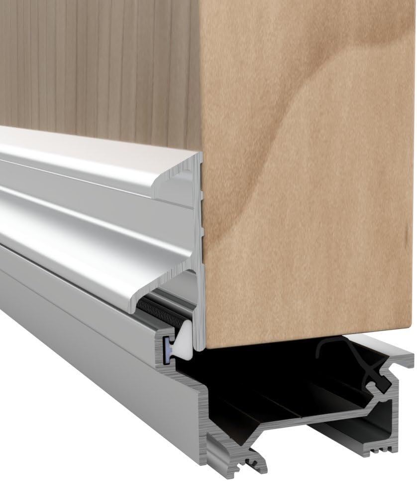 STORMGUARD 04SR3581219A Dry-X Winter Bar 2 Part Threshold Sill, Aluminium, 1219 mm