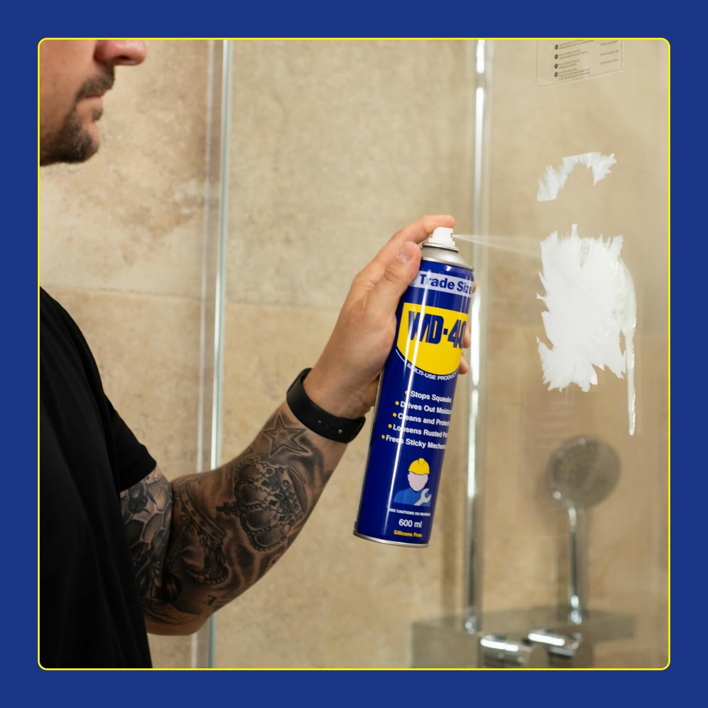 WD-40 Multi-Use Product - Twin Pack 600ml Can - The Ultimate Lubricant, Rust Protection, Penetrant, and Cleaner for Versatile Applications in Household and Workshop Essentials WD40 Spray Can
