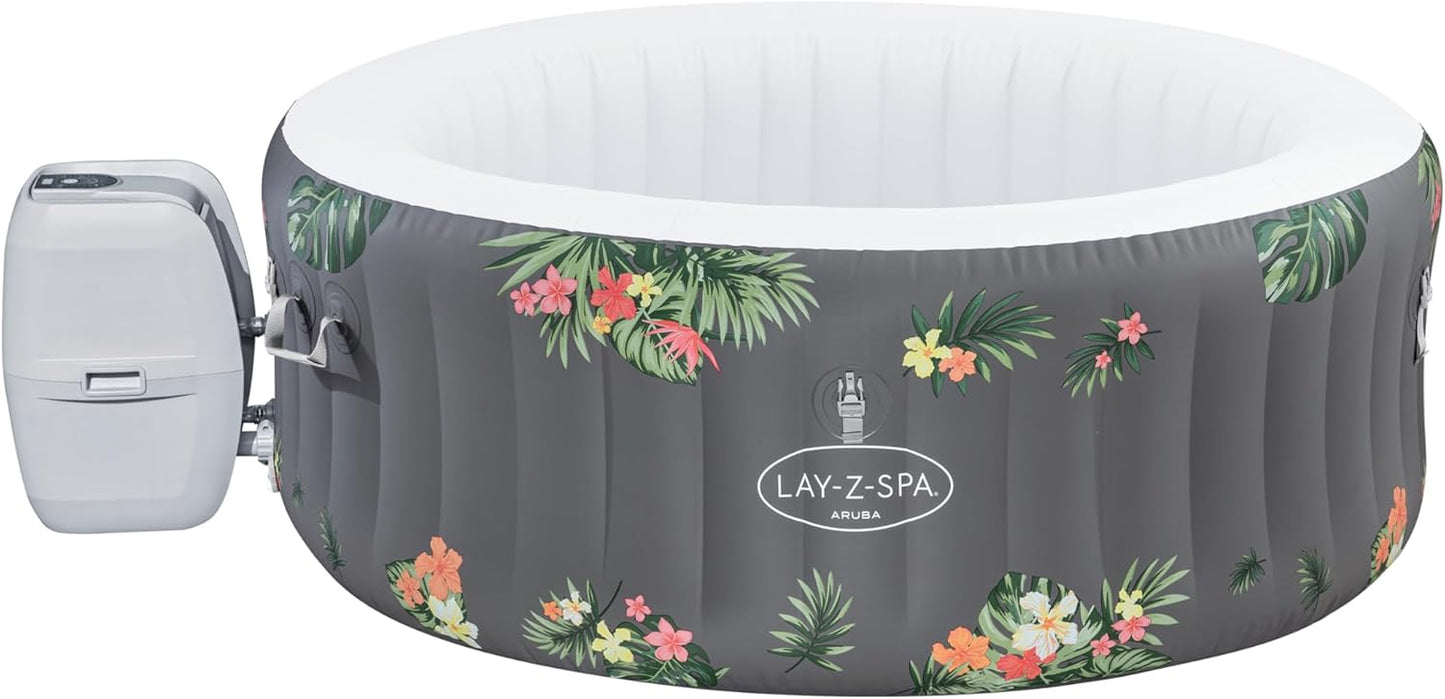 Lay-Z-Spa Aruba Signature AirJetInflatable Hot Tub Spa 2-3 person