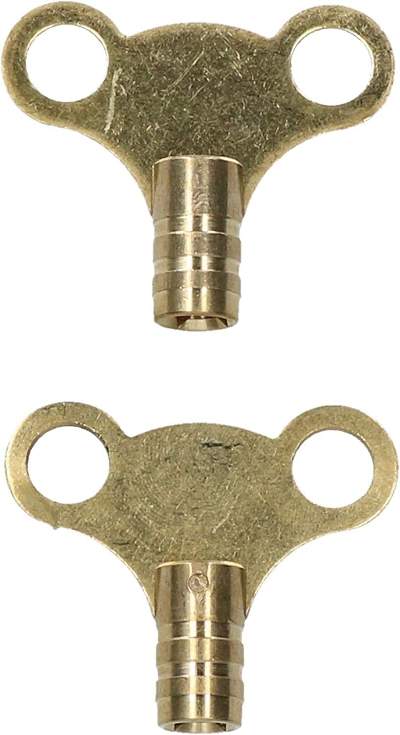 Mr. Gadget's Solutions RKEY01 Radiator Bleed Key Brass, Gold