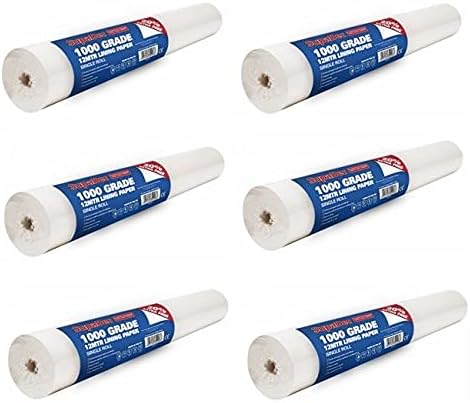 Supadec 18 x Rolls 1000 Grade 12M Wall Lining Paper Wall Covering Covers Ceiling Wall