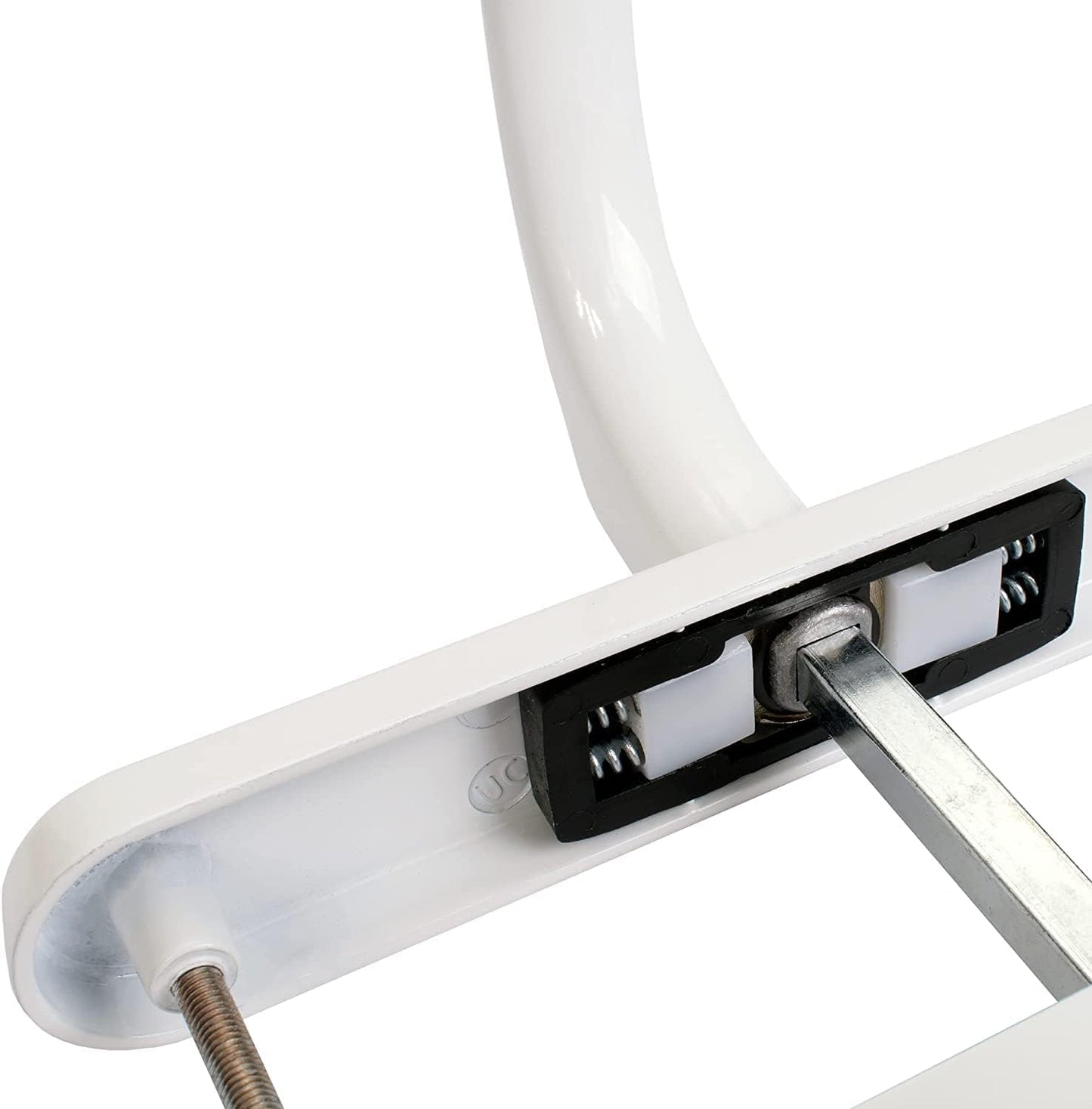 uPVC Door Handles Set Lever/Lever White 92pz - 210mm Screw to Screw - Back Plate 240mm