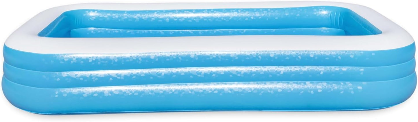 Bestway Family Paddling Pool Inflatable Kids Swimming Pool, Outdoor Garden Pool, 1161L