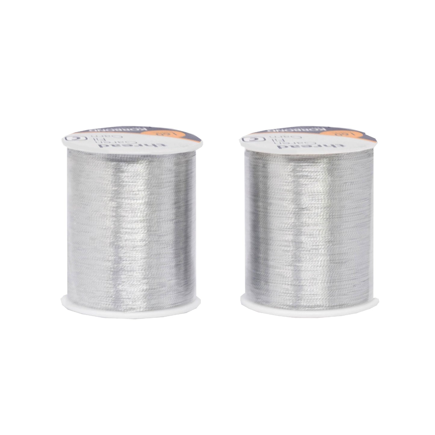 Korbond 320m Sewing Thread – 2 x 160m Spools -White Polyester – Hand and Machine Sewing