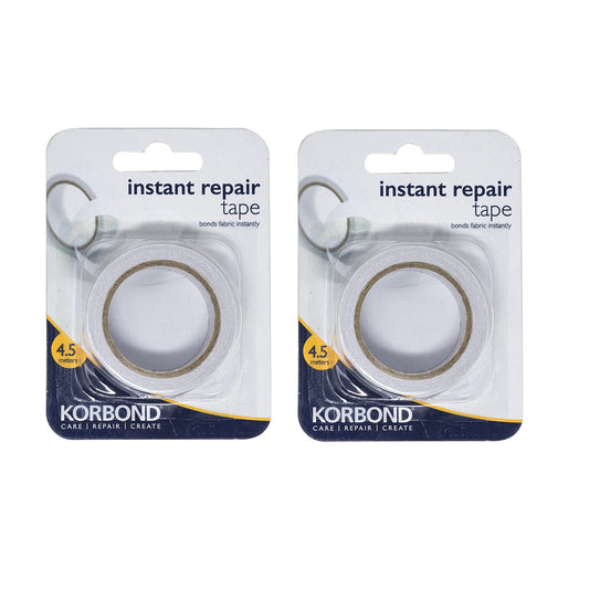 KORBOND Instant Bond Fabric Tape - NO IRONING REQUIRED - Emergency Fix Clothes Tape for Repair and Temporary Hems