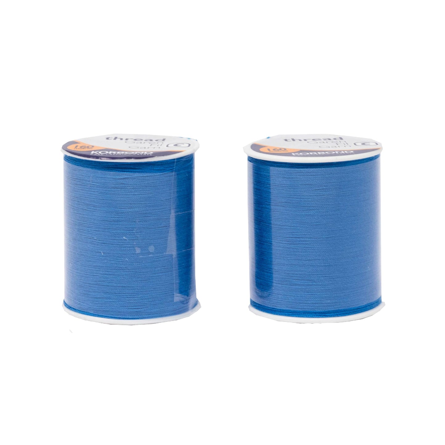 Korbond 320m Sewing Thread – 2 x 160m Spools -White Polyester – Hand and Machine Sewing