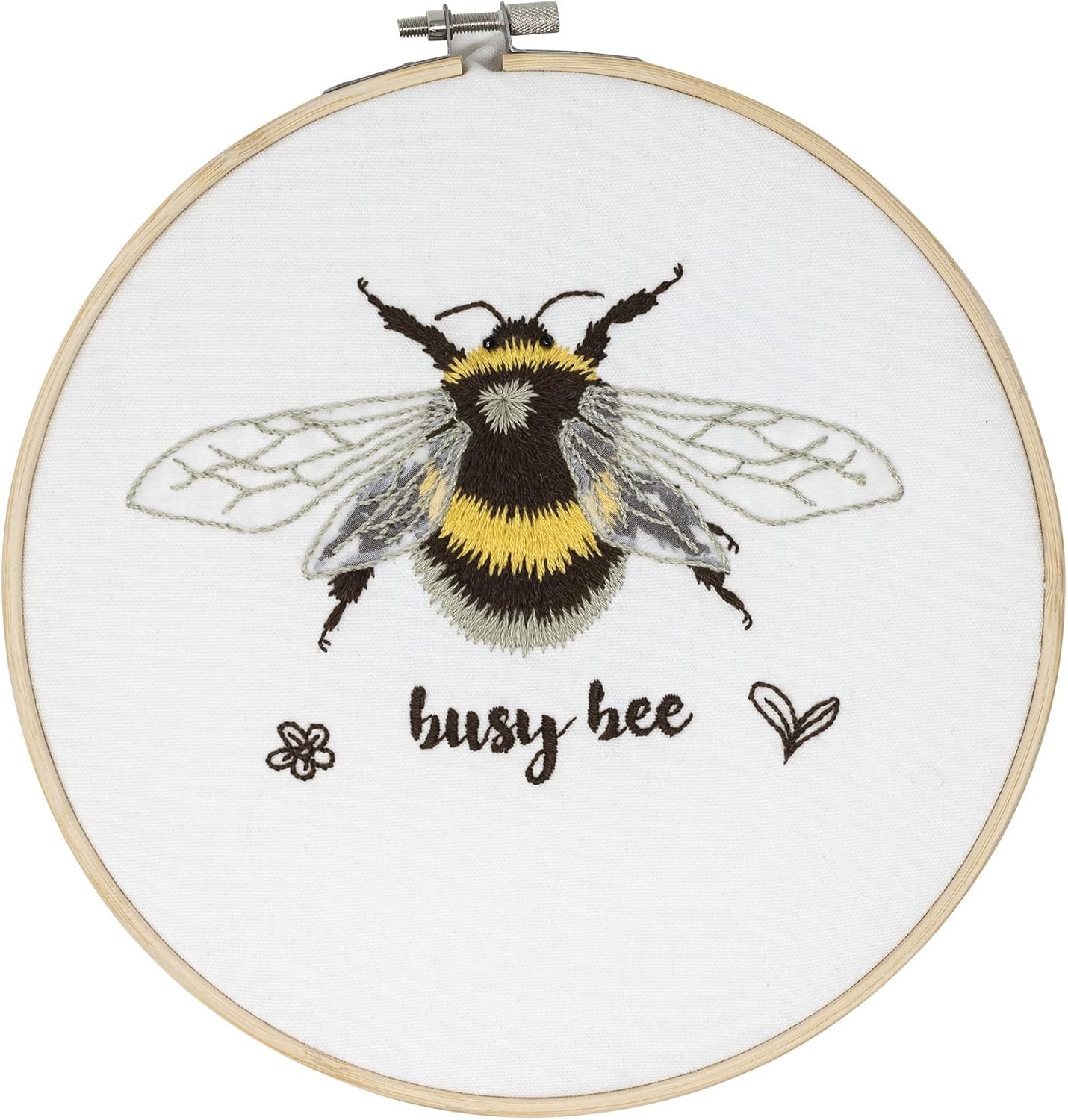 KORBOND Embroidery Kit - Busy Bee Design