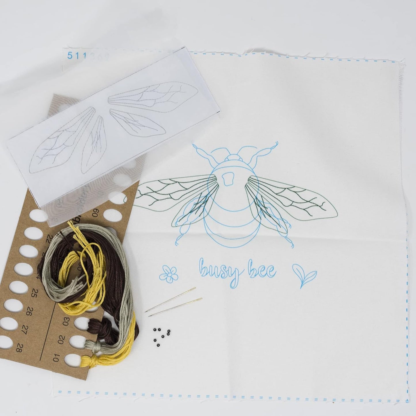 KORBOND Embroidery Kit - Busy Bee Design