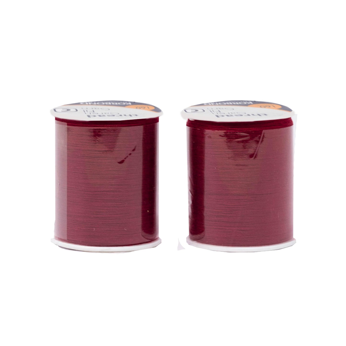 Korbond 320m Sewing Thread – 2 x 160m Spools -White Polyester – Hand and Machine Sewing