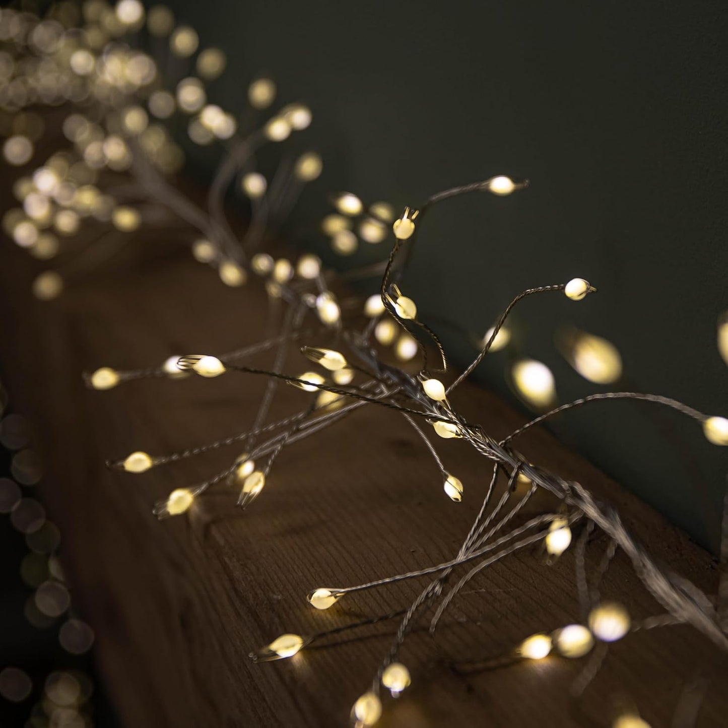 Samuel ALEXANDER 5.4m 860 LEDs Multi Action Ultra Bright Garland on Silver Wire in Warm White