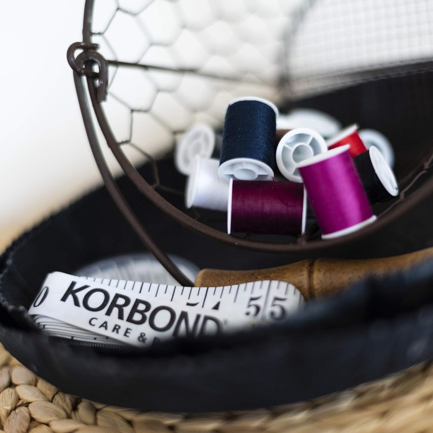 Korbond 110783 12 x 32 m Dark Mix Thread Selection, Polyester