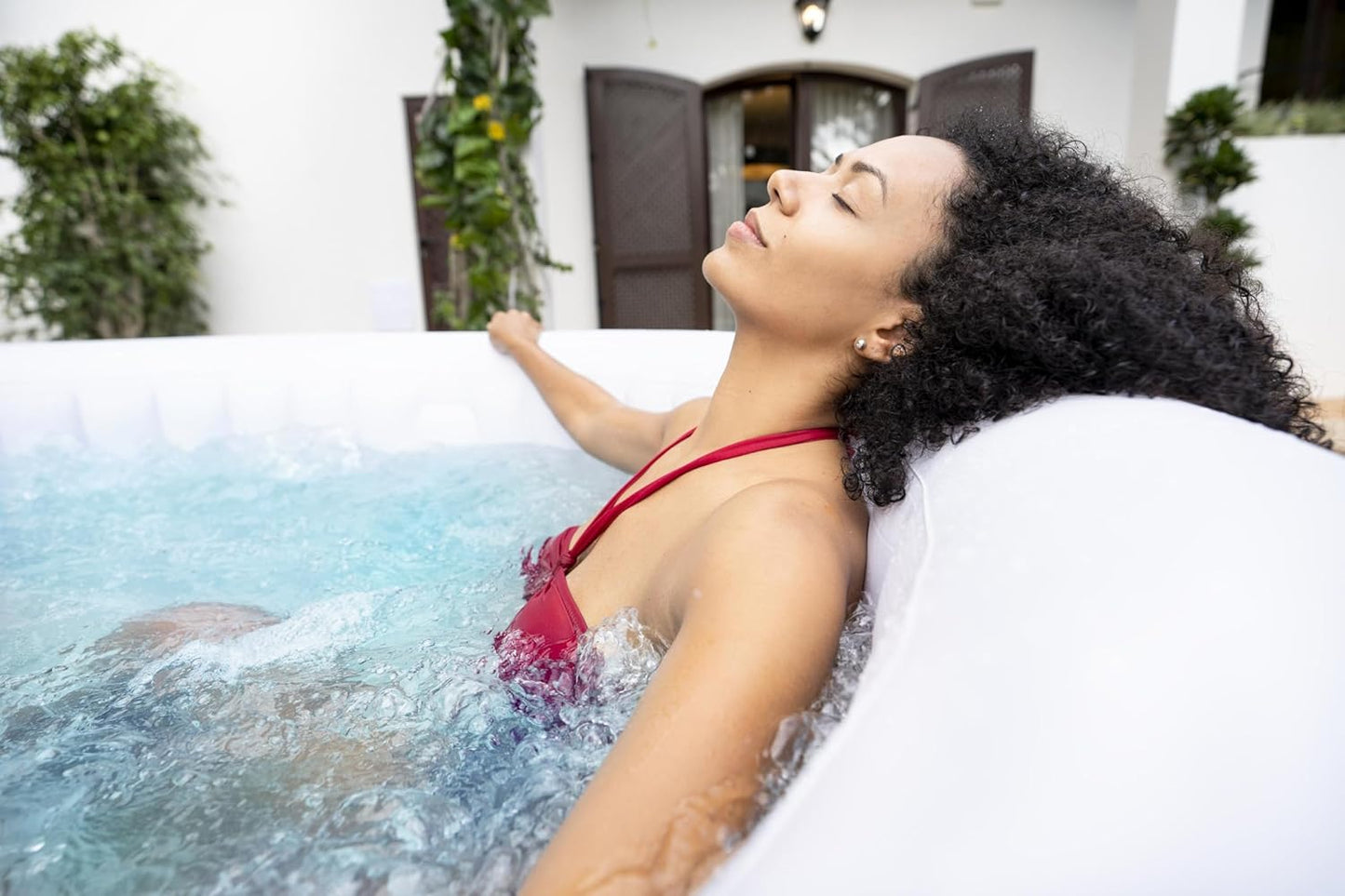 Lay-Z-Spa Cancun Signature AirJet Inflatable Hot Tub Spa 2-4 person, 1.80 m x 66 cm