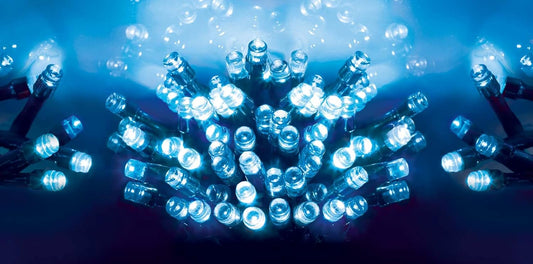 Premier LB112382B B-O 50 LED Lights, Blue