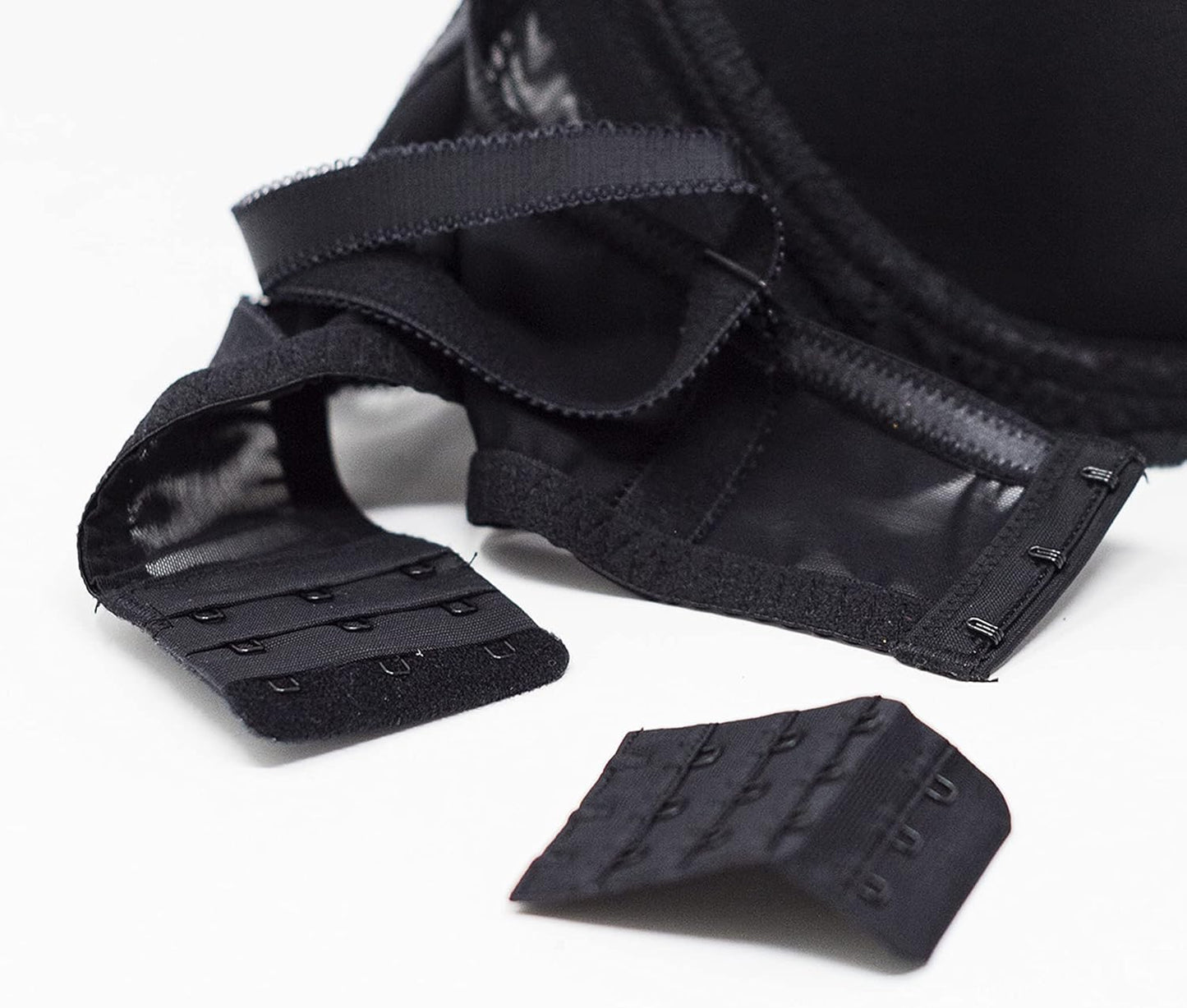 Korbond Double Hook Bra Extender – x 1 50mm Black Bra Extender – Machine Washable – Increase Bra Size By Up To 8cm – Comfort Fit