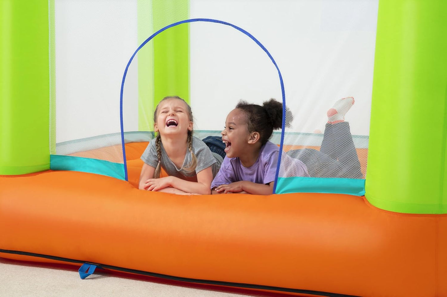 Bestway Jump and Soar Bouncy Castle | Kids Bouncy House with Blower Pump, Indoor/Outdoor Playhouse for Toddlers and Little Kids, 1.94m x 1.75m x 1.70m