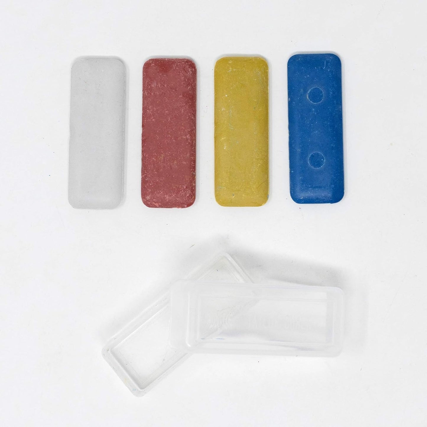 KORBOND 4 Piece Pack – Clay Based Chalk Set in 4 Colours – Ideal for Tailoring, Quilting, Sewing, Crafting and Mending, 4 Count (Pack of 1)