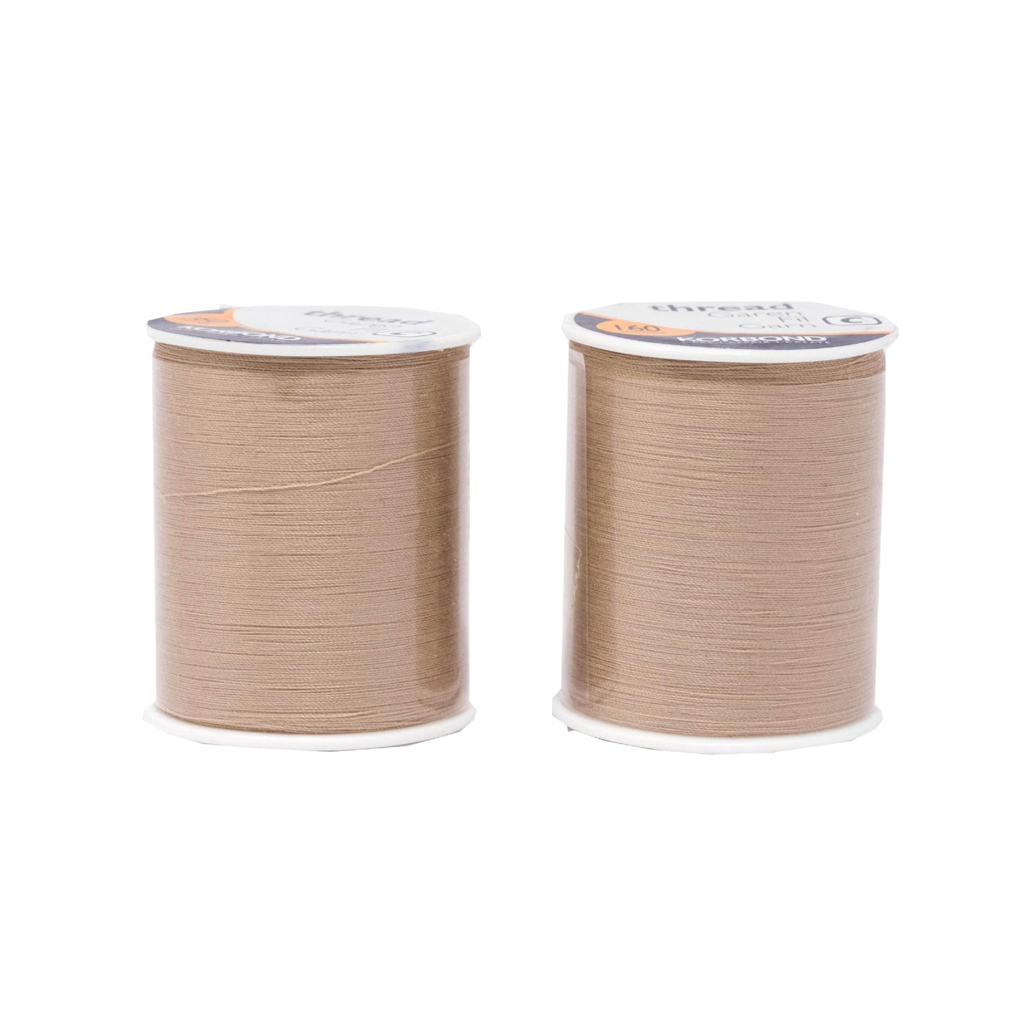 Korbond 320m Sewing Thread – 2 x 160m Spools -White Polyester – Hand and Machine Sewing