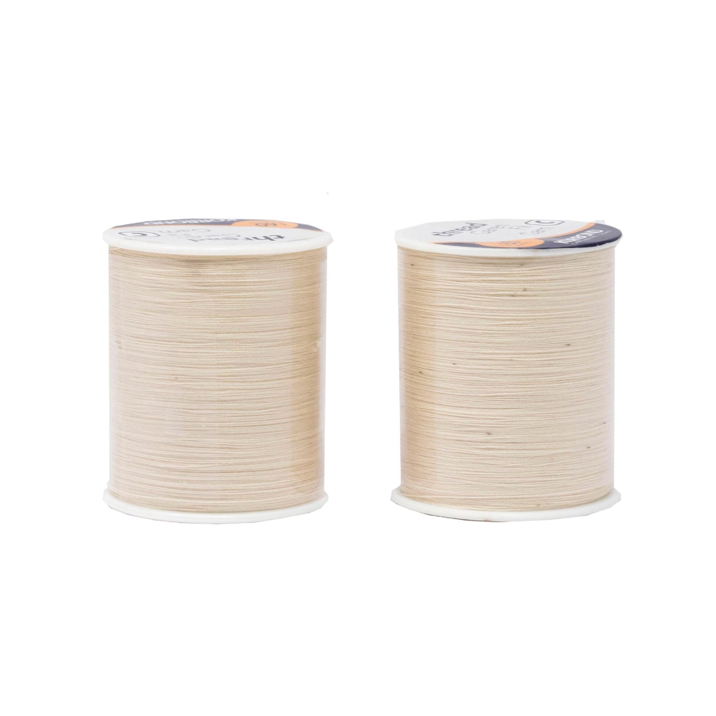 Korbond 320m Sewing Thread – 2 x 160m Spools -White Polyester – Hand and Machine Sewing