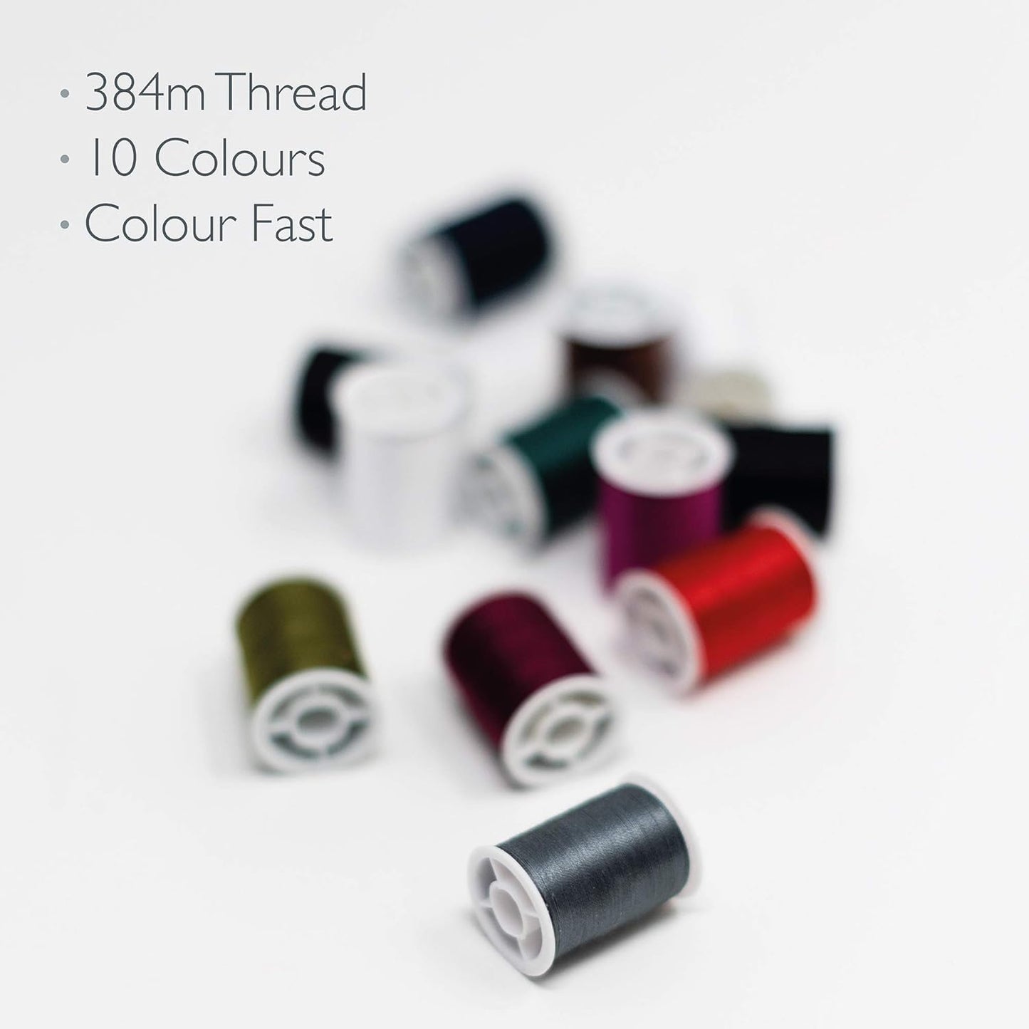Korbond 110783 12 x 32 m Dark Mix Thread Selection, Polyester