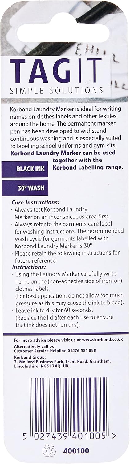 Korbond Laundry Market, Black, 0.8mm