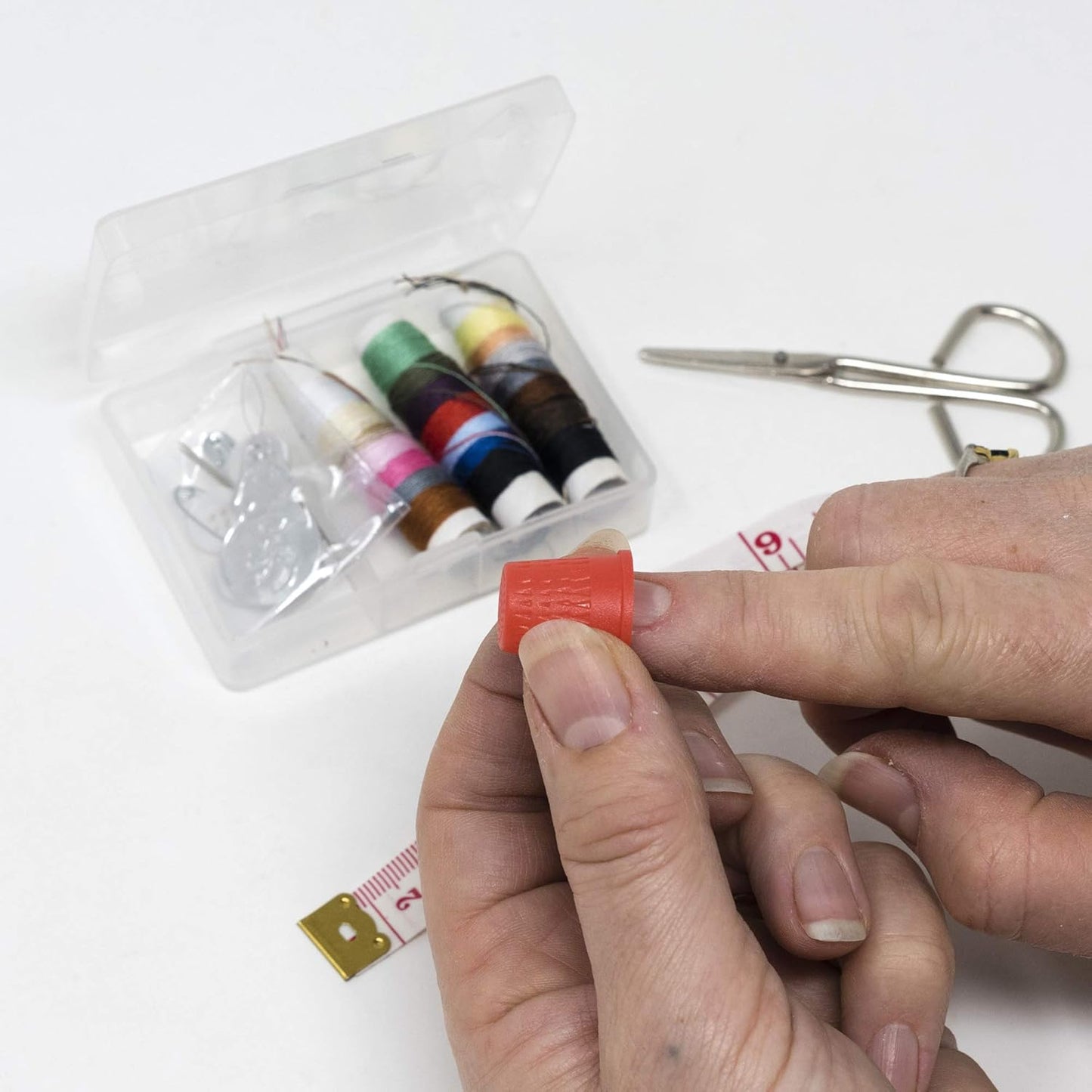 Korbond Sewing Kit - 15 Piece Essential Sewing Kit for Repairs and Projects