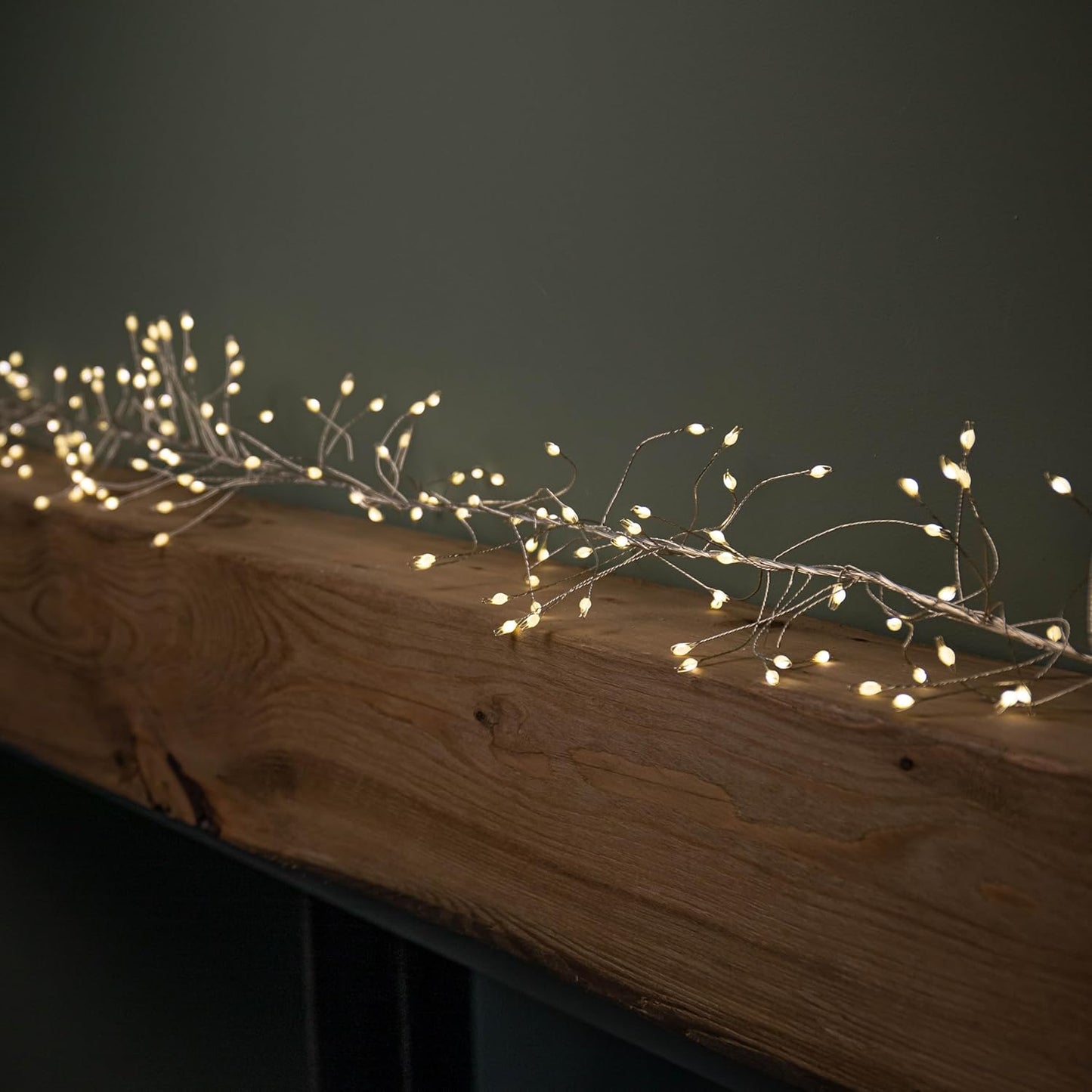 Samuel ALEXANDER 5.4m 860 LEDs Multi Action Ultra Bright Garland on Silver Wire in Warm White