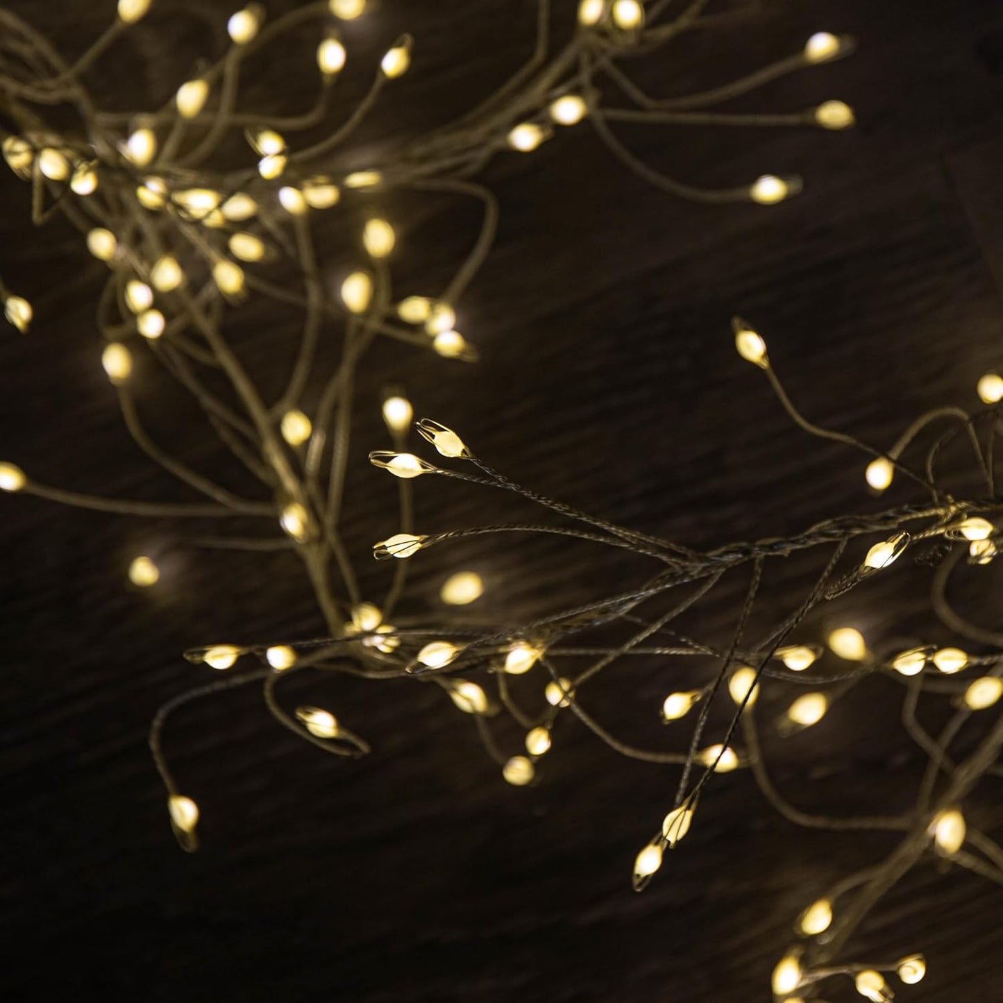 Samuel ALEXANDER 5.4m 860 LEDs Multi Action Ultra Bright Garland on Silver Wire in Warm White