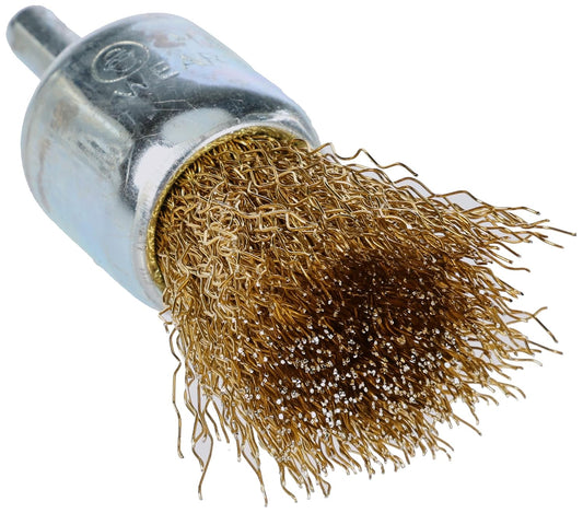 Abracs ABWBEND24 Spindle Mounted End Brush - 24mm - 0.3 Wire Gauge and maximum RPM of 4,500