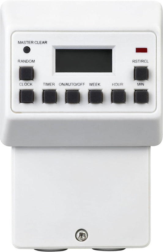 Masterplug TEIH7 24 Hour/7 Day Programmable Electronic Timer for Immersion Heater