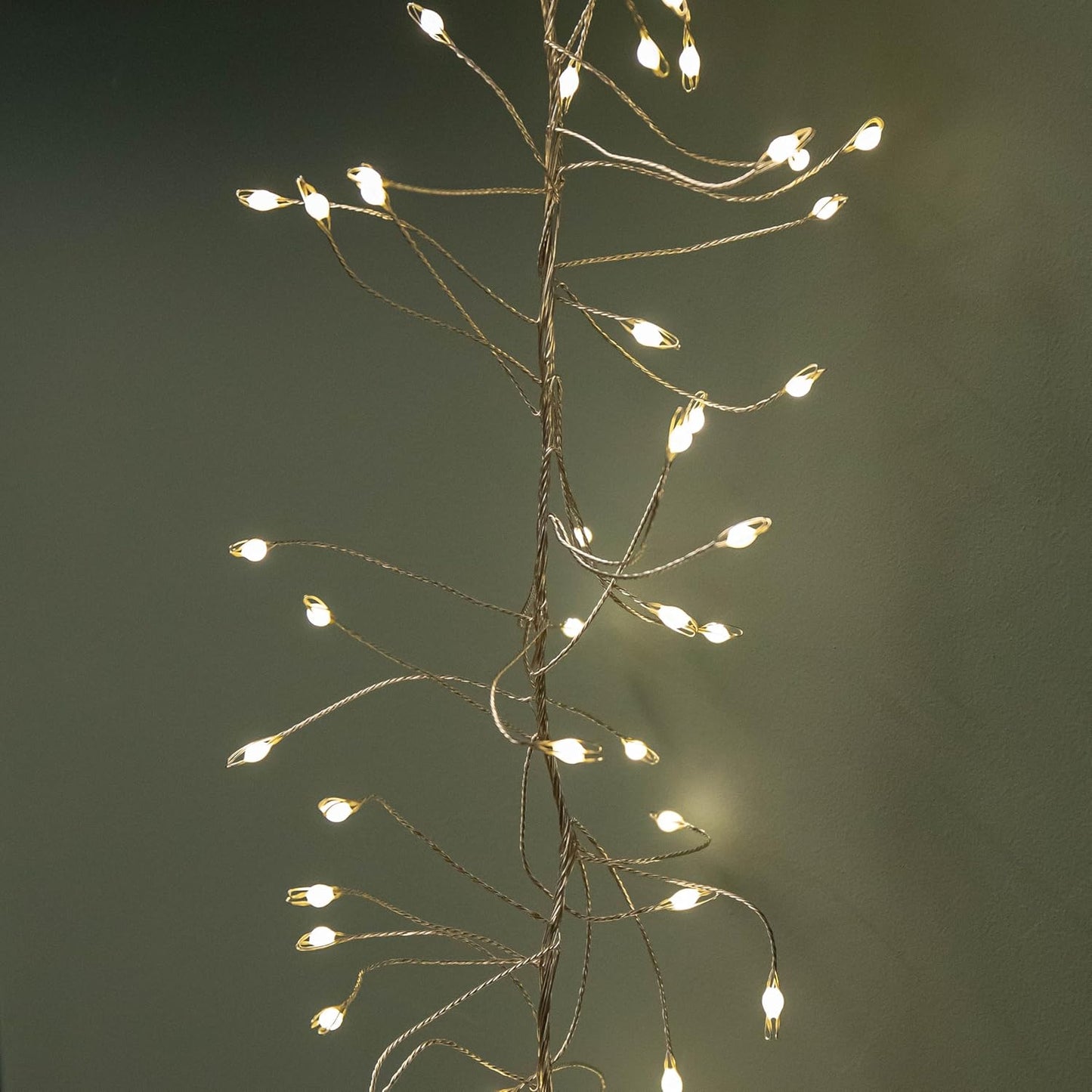 Samuel ALEXANDER 5.4m 860 LEDs Multi Action Ultra Bright Garland on Silver Wire in Warm White