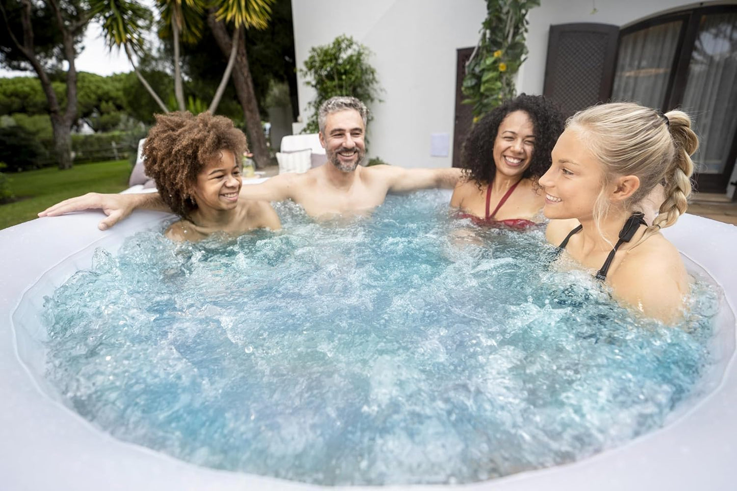 Lay-Z-Spa Cancun Signature AirJet Inflatable Hot Tub Spa 2-4 person, 1.80 m x 66 cm