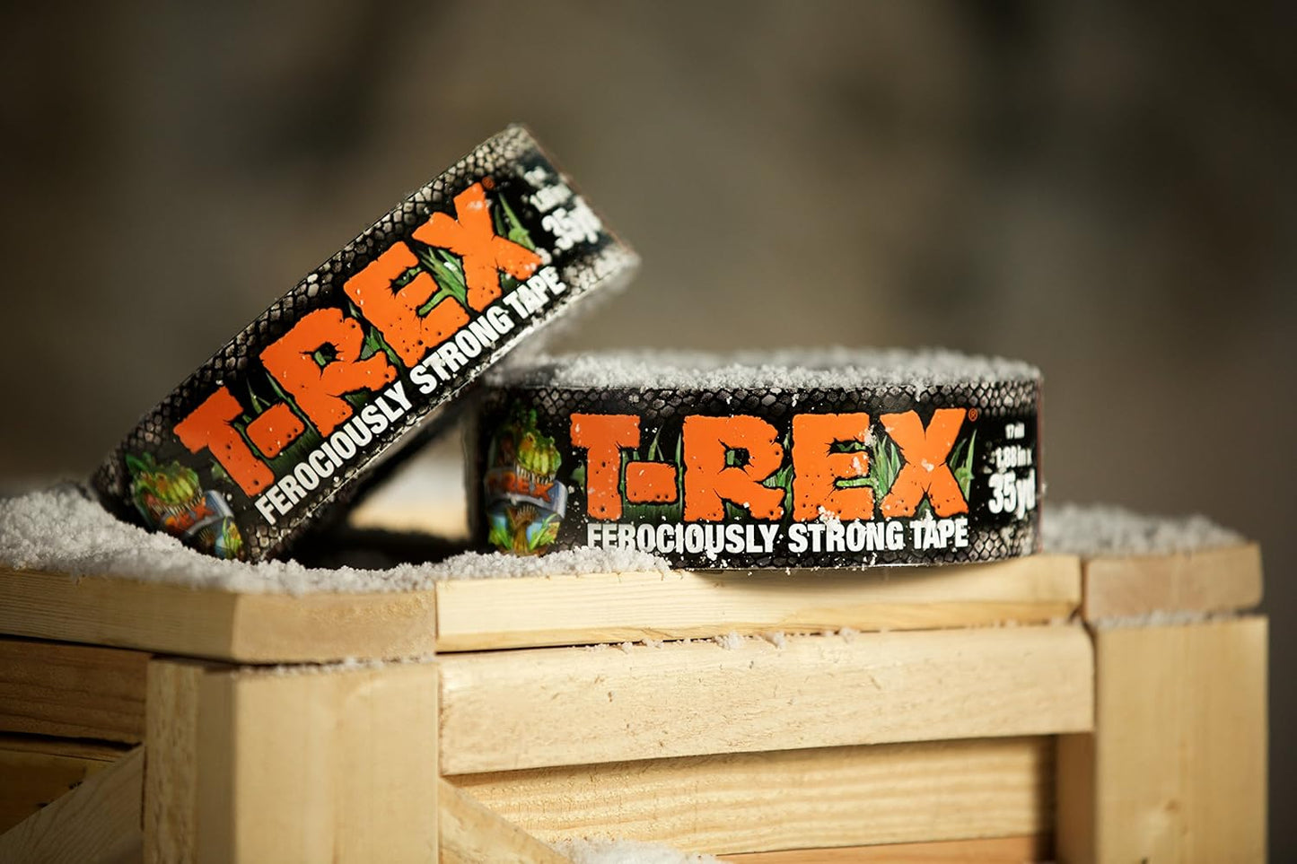 T Rex Tape Ferociously Strong Waterproof Graphite Grey Tape, 48mm x 32m, A High Strength Duct or Gaffer Cloth Adhesive Repair Tape that is Also UV Resistant From the Makers of the Original Duck Tape